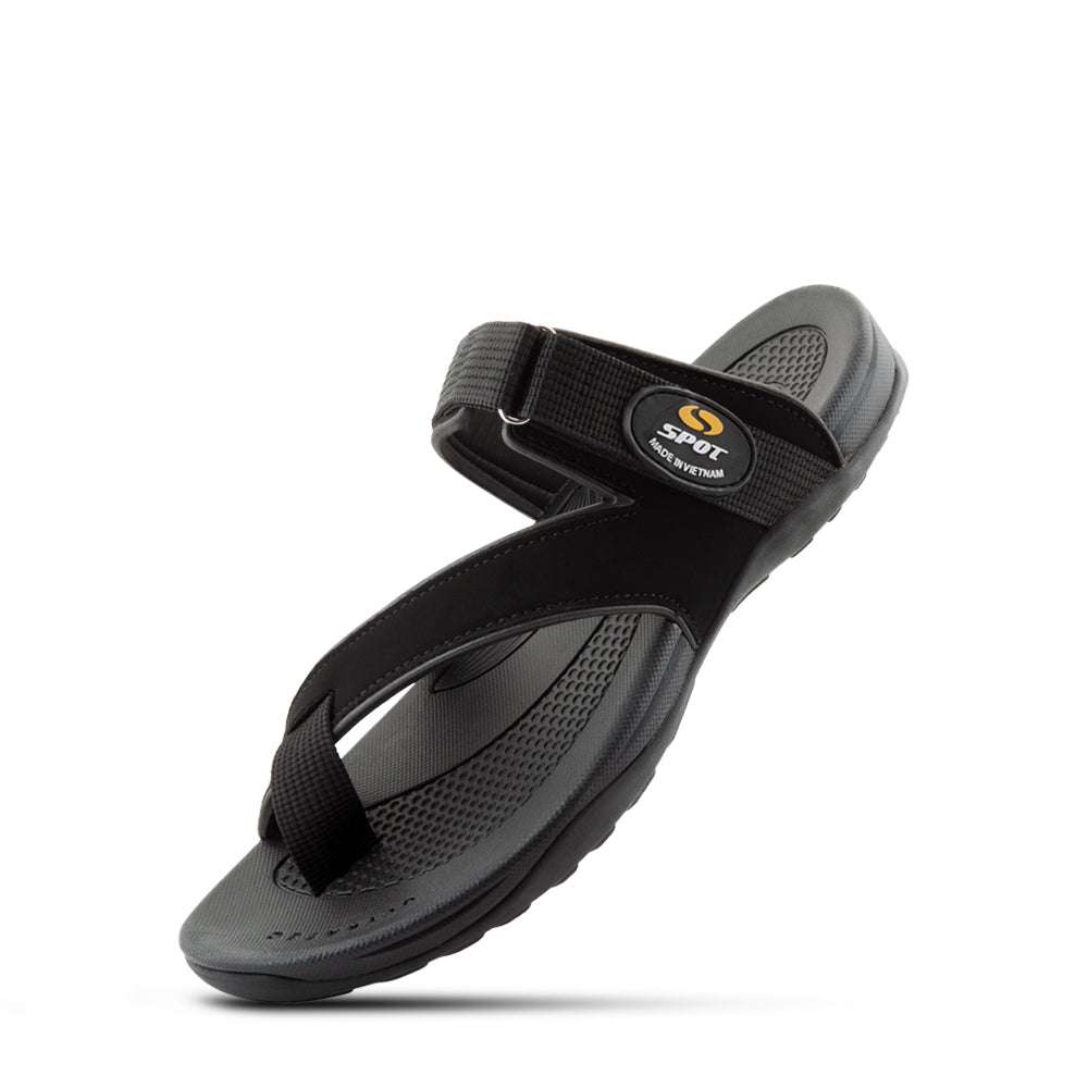 Spot Men's Slippers | Black | SS 75 – FOSCHER
