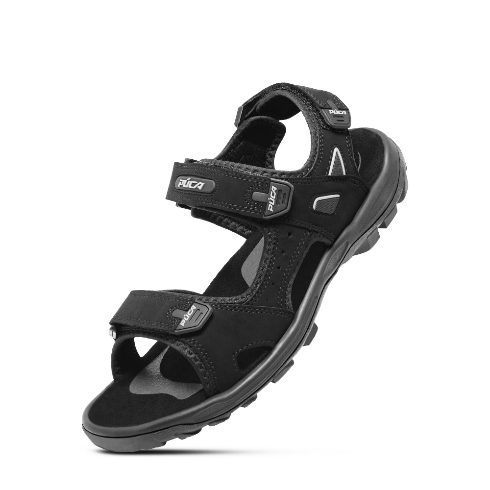 Puca Men's Sandals | Black | Spark 10