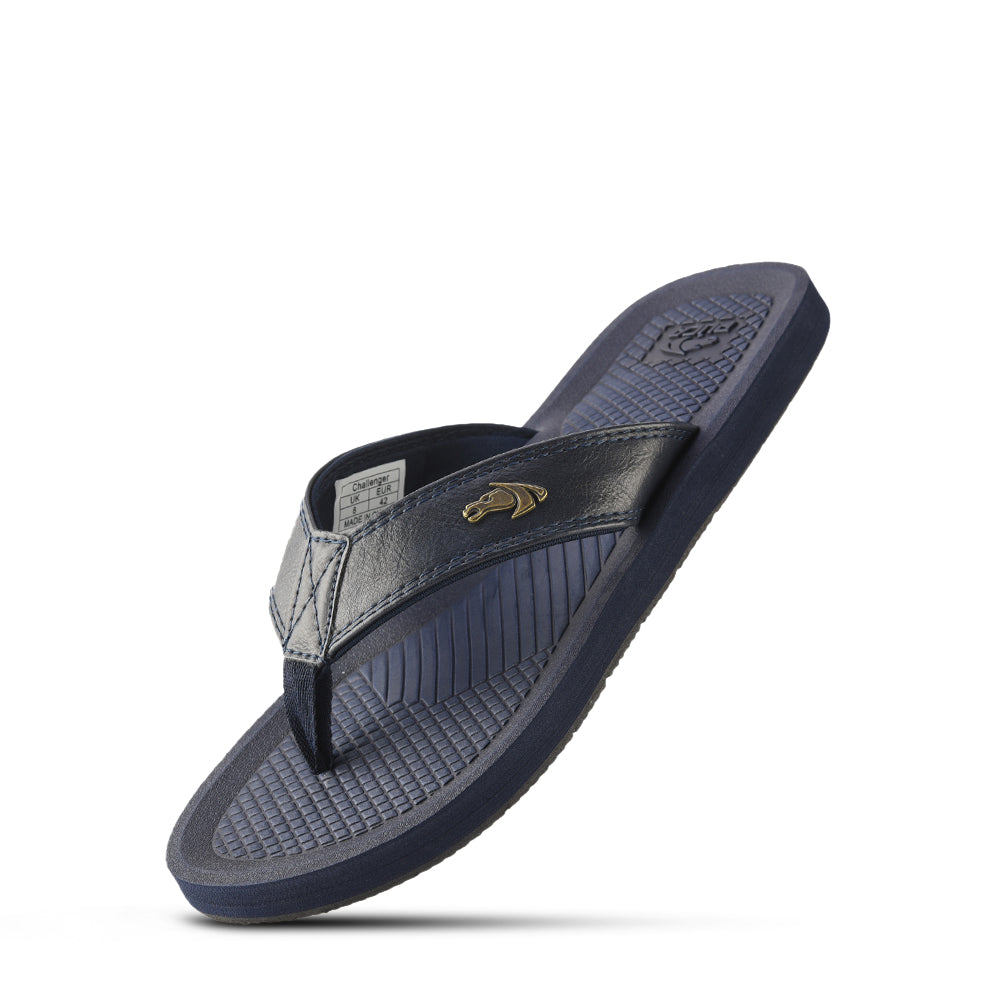 Puca Men's Slippers | Navy | Challenger