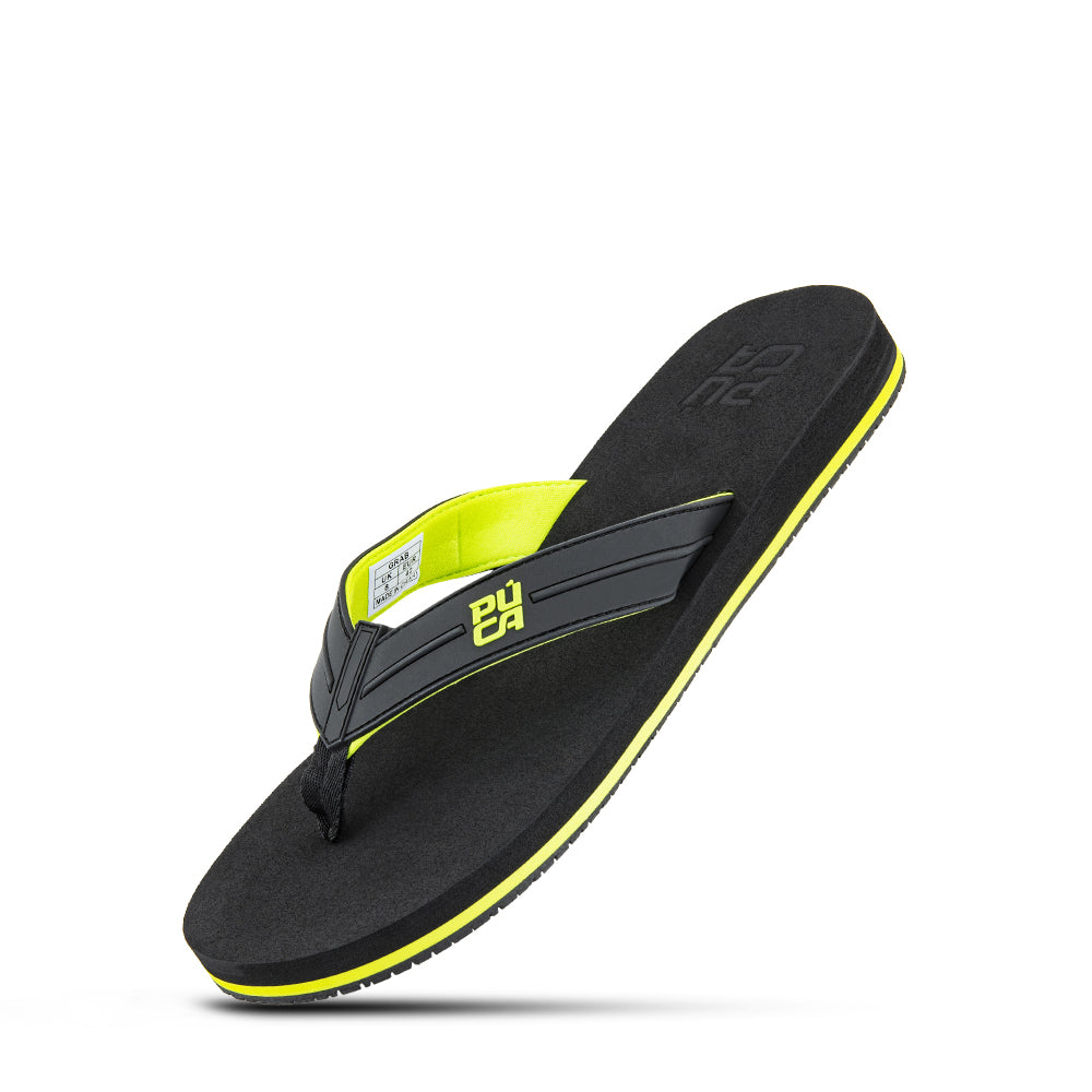 Puca Men's Slippers | Black | Grab