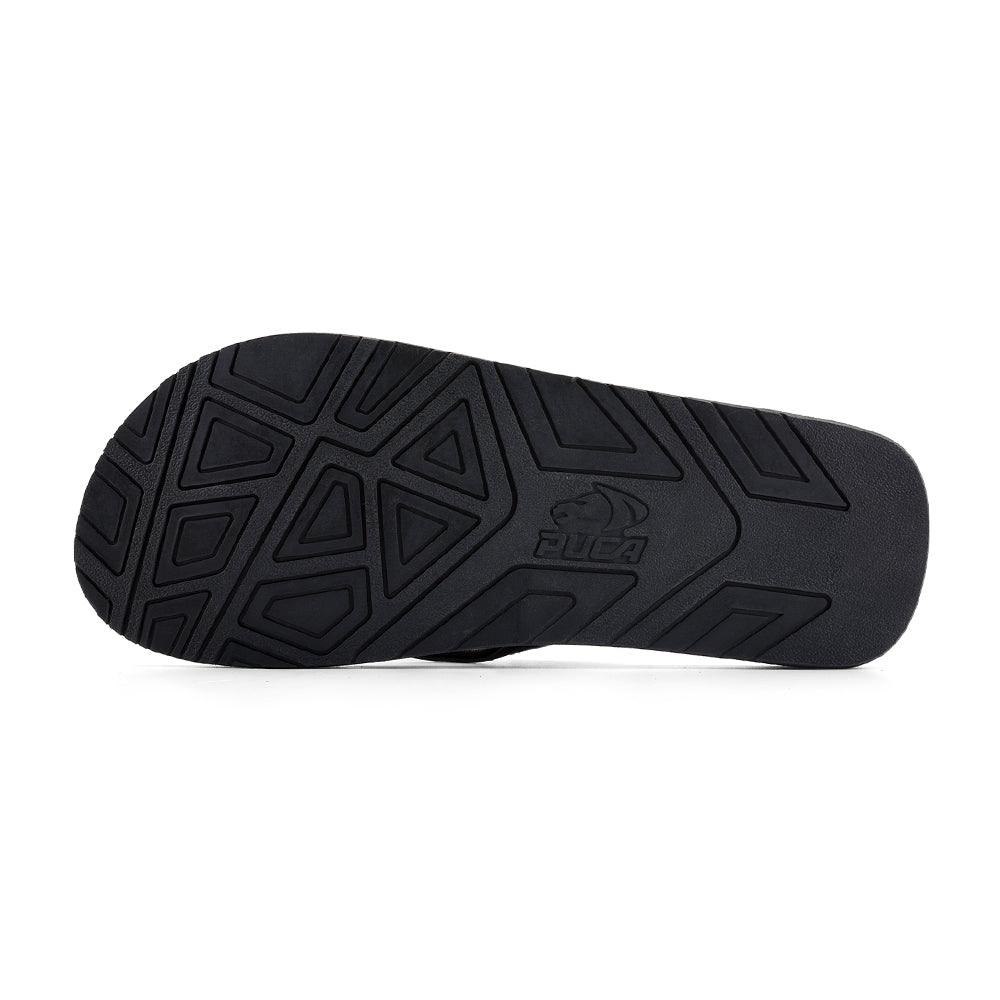 Men's Slippers | Black | Real