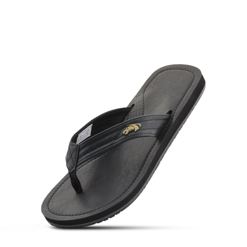 Men's Slippers | Black | Real