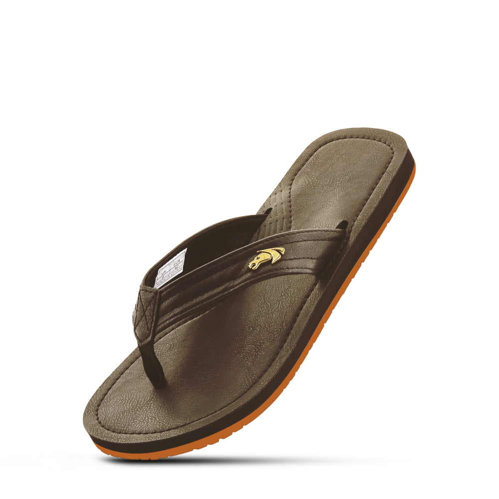 Men's Slippers | Brown | Real