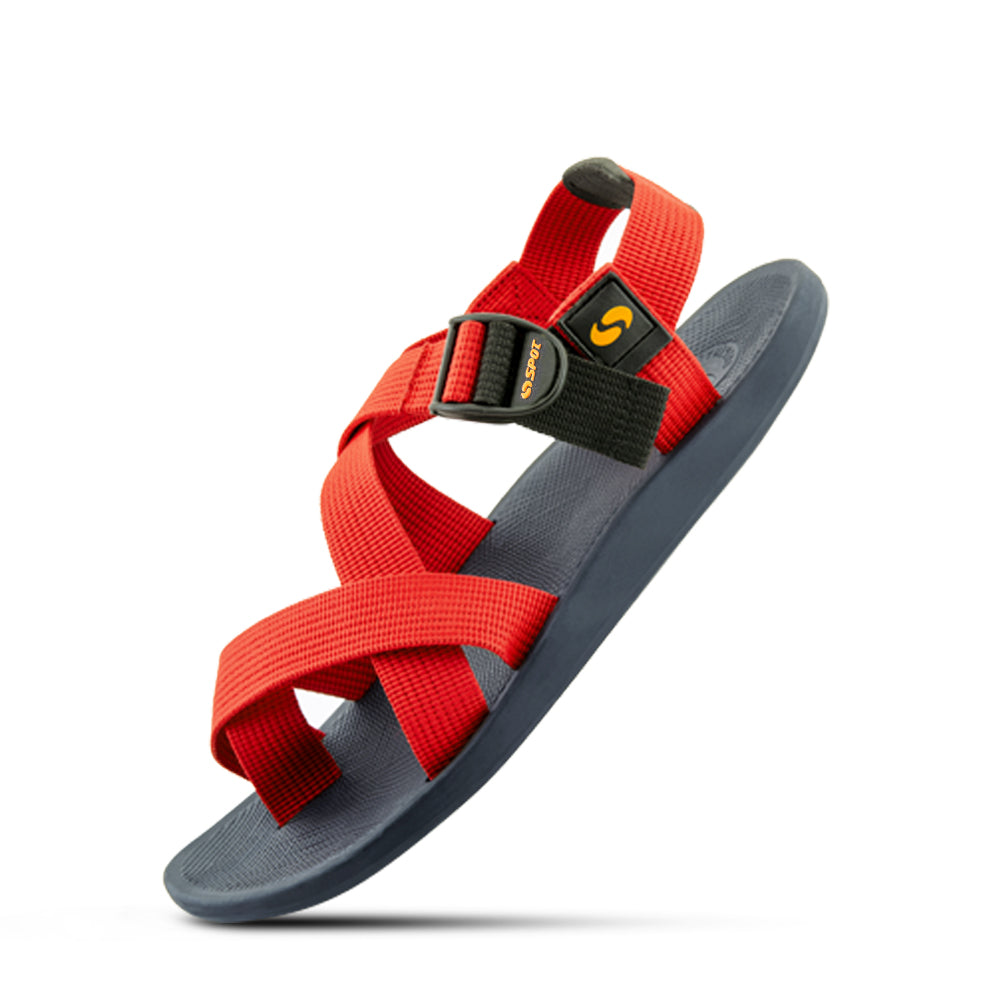 Spot Sandals for Men | Red | SS 15